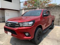 Selling Red 2018 Toyota Hilux in Quezon City