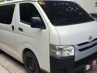Selling White Toyota Hiace 2017 in Quezon City