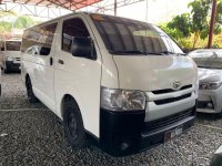 Selling White Toyota Hiace 2018 Manual Diesel in Quezon City