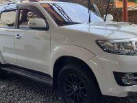 Selling White Toyota Fortuner 2016 Manual Diesel for sale in Quezon City