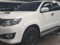 Selling White Toyota Fortuner 2016 Manual Diesel at 20000 km in Quezon City