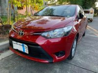 For sale Red 2016 Toyota Vios at Manual Gasoline 