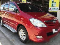 Red Toyota Innova 2012 Manual Gasoline for sale in General Salipada K. Pendatun