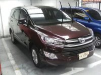 Brown Toyota Innova 2017 Manual Gasoline for sale in Manila