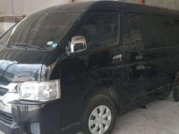 Sell Black 2017 Toyota Hiace at 20000 km in Quezon City