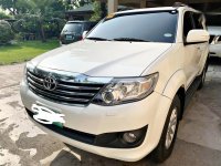 Pearl White Toyota Fortuner Automatic Gasoline for sale in Manila