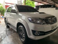 Selling White Toyota Fortuner 2016 Manual Diesel at 13100 km in Quezon City