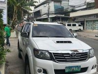 Selling White Toyota Hilux 2013 Automatic Diesel at 55000 km in Cebu City