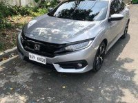 Selling Silver Honda Civic 2018 Automatic Gasoline for sale