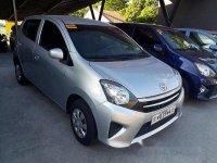 Silver Toyota Wigo 2017 Manual Gasoline for sale 