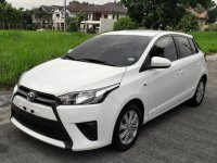 Selling White Toyota Yaris 2016 Automatic Gasoline for sale in Quezon City