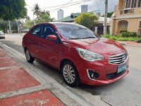 Selling Red Mitsubishi Mirage G4 2014 Automatic Gasoline at 81000 km
