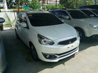 White Mitsubishi Mirage 2018 Automatic Gasoline for sale in Cebu City
