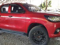 Selling Red Toyota Hilux 2018 at 8000 km in Quezon City