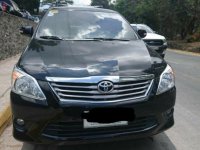 Selling Black Toyota Innova 2014 Manual Diesel in Paniqui