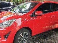 Selling Red Toyota Wigo 2018 Manual Gasoline in Quezon City