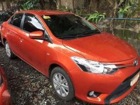 Orange Toyota Vios 2016 at 12050 km for sale in Quezon City