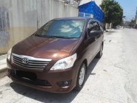 Brown Toyota Innova 2014 Manual Diesel for sale in Quezon City