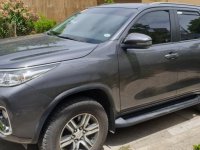 Grey Toyota Fortuner 2018 Manual Diesel for sale in Quezon City