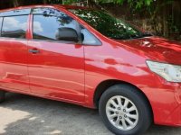 Red Toyota Innova 2015 Automatic Diesel for sale in Quezon City