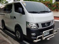 Selling White Nissan Nv350 Urvan 2016 Manual Diesel in Marikina