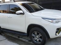 White Toyota Fortuner 2017 for sale in Automatic