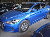 Blue Hyundai Elantra 2017 Manual Gasoline for sale in Makati