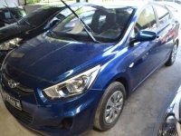 Blue Hyundai Accent 2017 at 25000 km for sale in Makati