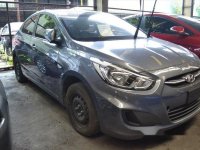 Sell Grey 2017 Hyundai Accent Manual Gasoline at 35000 km in Makati