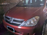 Red Toyota Innova 2008 for sale in Manual