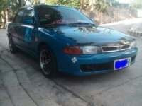 Selling Blue Mitsubishi Lancer 1995 at 161219 km in Quezon City