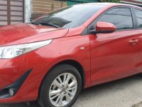 Red Toyota Vios 2018 Manual Gasoline for sale in Quezon City