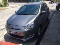 Selling 2nd Hand Mitsubishi Mirage 2015 Hatchback Manual Gasoline at 30000 km in Quezon City