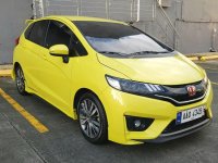 Yellow Honda Jazz 2015 for sale in Manila