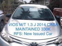 Selling Toyota Vios 2014 at 90000 km in Quezon City