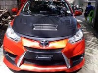 Selling Orange Toyota Vios 2016 Manual Gasoline in Meycauayan