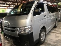 Silver Toyota Hiace 2019 Manual Diesel for sale in Quezon City