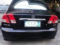 Selling Black Honda Civic 2005 Automatic Gasoline at 70000 km in Quezon City