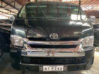 Selling Black Toyota Hiace 2018 Manual Diesel in Mandaluyong