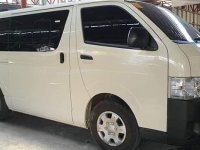 White Toyota Hiace 2019 Van Manual Diesel for sale in Quezon City