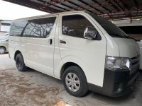 Selling White Toyota Hiace 2019 Van in Quezon City