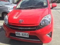 Red Toyota Wigo 2016 for sale Automatic