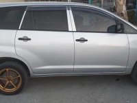 Silver Toyota Innova 2013 for sale Manual