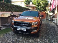 Orange Ford Ranger 2016 for sale Automatic