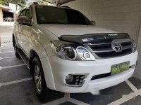 White Toyota Fortuner 2008 Automatic Gasoline for sale 