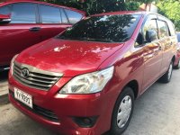 Selling Red Toyota Innova 2016 Manual Diesel at 17010 km in Quezon City