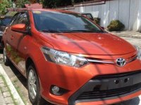 Selling Orange Toyota Vios 2017 Sedan in Quezon City