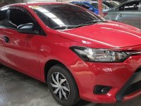 Sell Red 2017 Toyota Vios at Manual Gasoline at 10000 km in Quezon City