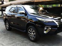 Black Toyota Fortuner 2017 Automatic Gasoline for sale in Cainta