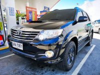 Black Toyota Fortuner 2015 for sale Automatic